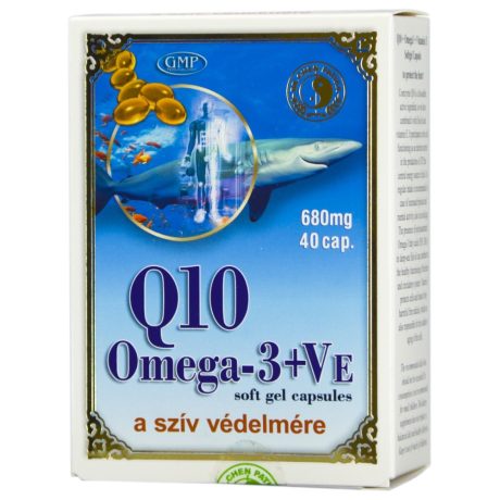 DR. CHEN Q10 OMEGA-3 + E-VITAMIN kapszula 40 db