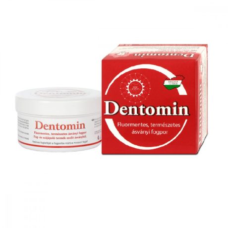Dentomin fogpor, ásványi, piros 95 g