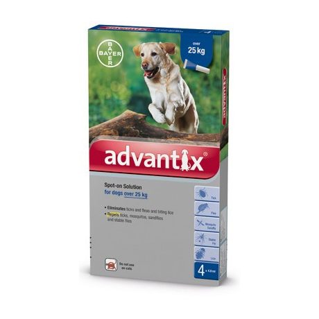 ADVANTIX spot on 4 ml 25kg felett 4x4 ml