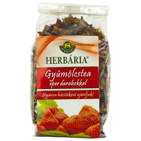 HERBÁRIA GYÜMÖLCSTEA eper darabokkal 120 G