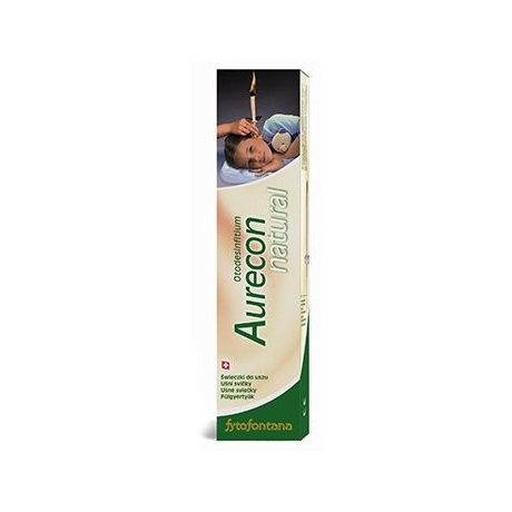 Aurecon natural fülgyertyák 1 pár
