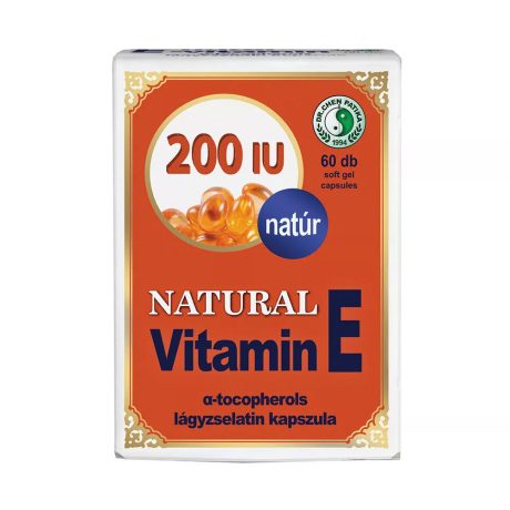 DR.CHEN NATURAL E-VITAMIN kapszula 60 DB