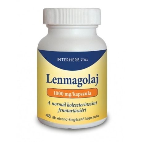 INTERHERB VITAL LENMAGOLAJ kapszula 48 db