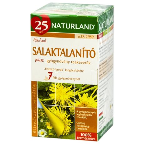 NATURLAND SALAKTALANÍTÓ PLUSZ filteres tea 20 db