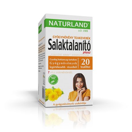 NATURLAND SALAKTALANÍTÓ PLUSZ filteres tea 20 db