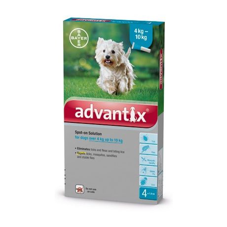 Advantix spot on 1 ml(4-10kg) 4x1ml