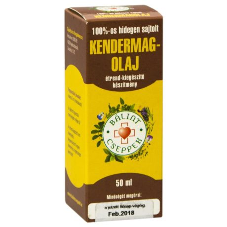 BÁLINT CSEPPEK KENDERMAGOLAJ 50 ML