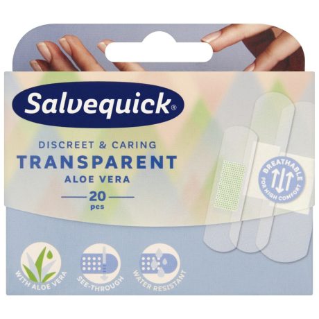 SALVEQUICK ALOES ÁTLÁTSZÓ sebtapasz 20 db