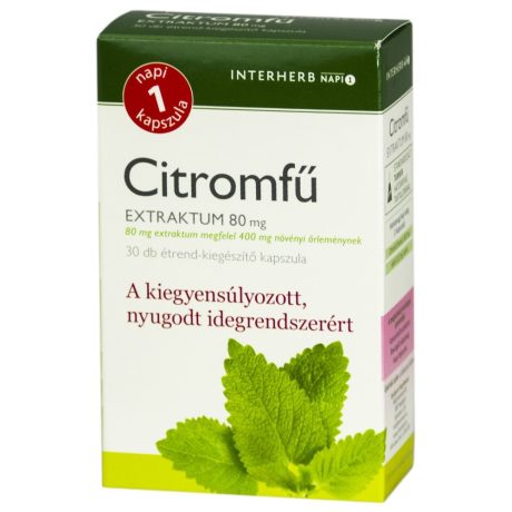 INTERHERB CITROMFŰ EXTRAKTUM 80 mg kapszula 30 db