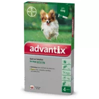 ADVANTIX spot on 0,4ml 4kg alatt 4x0.4 ml