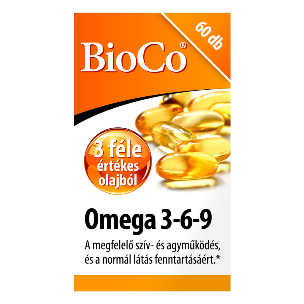 BIOCO OMEGA3,6,9 lágyzselé kapszula 60 db PATIKA24 Gyógys