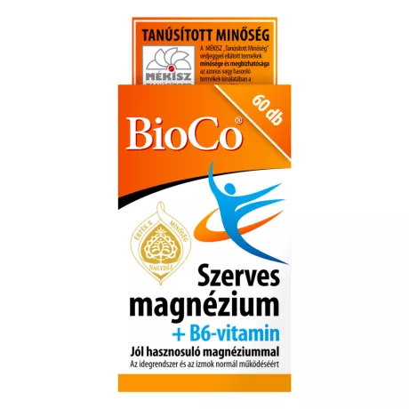 BIOCO SZERVES MAGNÉZIUM + B6 VITAMIN tabletta 60 db