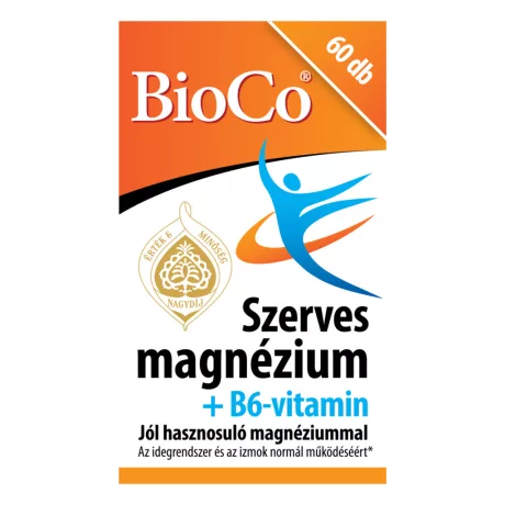 BIOCO SZERVES MAGNÉZIUM + B6 VITAMIN tabletta 60 db