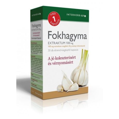 INTERHERB FOKHAGYMA EXTRAKTUM kapszula 30 DB