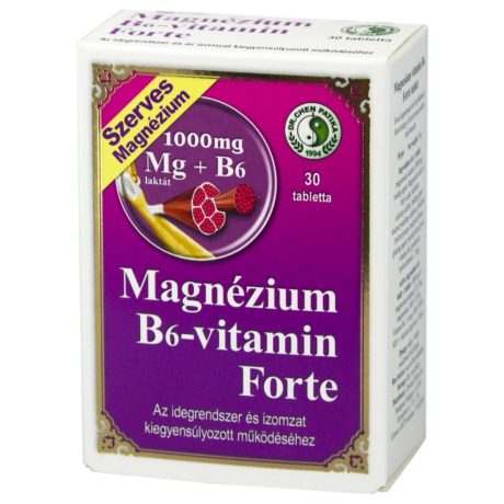 DR. CHEN MAGNÉZIUM B6-VITAMIN FORTE tabletta 30 db