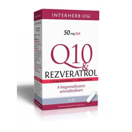 INTERHERB Q10 REZVERATOL kapszula 30 DB