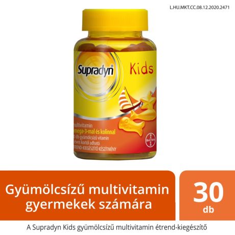 SUPRADYN KIDS OMEGA-3 gumicukor 30 db