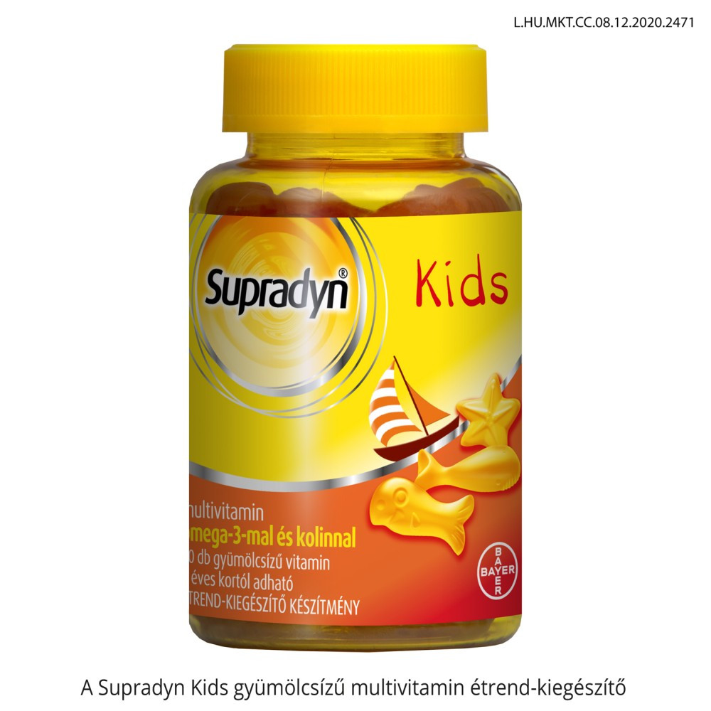 SUPRADYN KIDS OMEGA-3 gumicukor 30 db - patika24 gyógyszertá