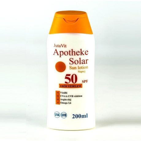 JUTAVIT APOTHEKE SOLAR SPF50 naptej 200 ml