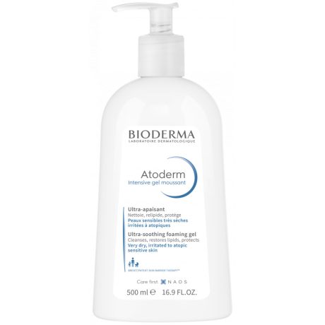 BIODERMA ATODERM INTENSIVE GEL MOUSSANT tisztító gél 500 ml