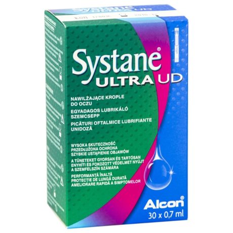 SYSTANE ULTRA nedvesítő szemcsepp, egyadagos 1x0,7 ml 30 db