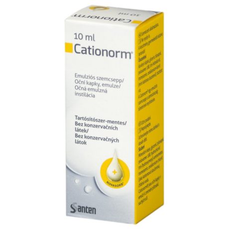 CATIONORM szemcsepp 10 ml