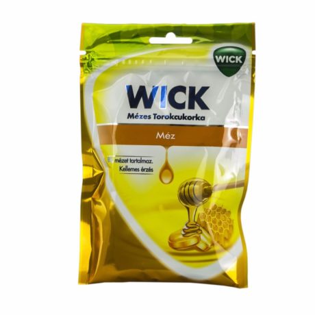 WICK MÉZES torokcukorka 72 g
