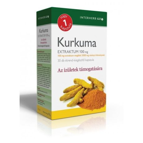 INTERHERB KURKUMA EXTRAKTUM kapszula 30 DB