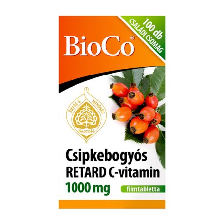BIOCO CSIPKEBOGYÓ C-VITAMIN 1000 mg tabletta 100 db