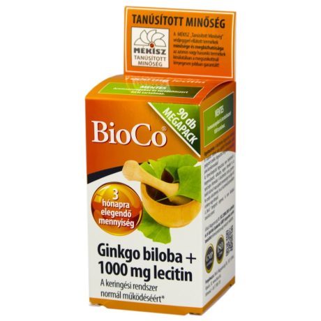 BIOCO GINKGO BILOBA+LECITIN 1000 mg kapszula 90 db