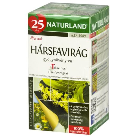 NATURLAND HÁRSFAVIRÁg filteres tea 20 db