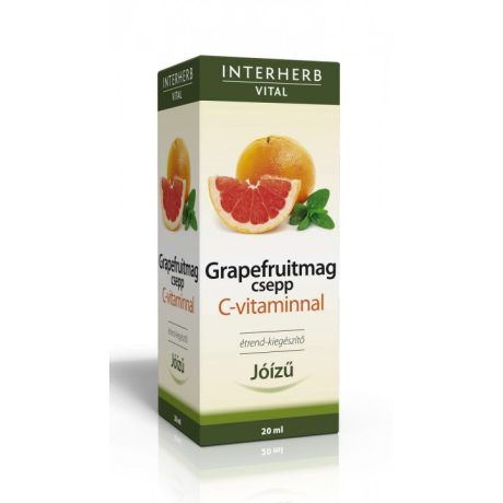 INTERHERB GRAPEFRUIT cseppek C-vitaminnal 20 ML