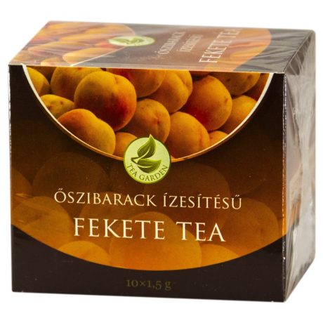 HERBÁRIA FEKETE TEA őszibarack filteres 10 DB