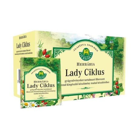 HERBÁRIA LADY CIKLUS teakeverék filteres 20 db