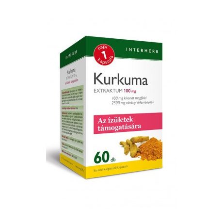 INTERHERB NAPI 1 kurkuma extraktum 100 mg 60 db