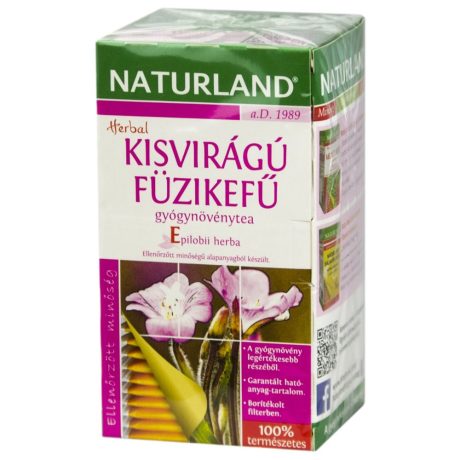 NATURLAND KISVIRÁGÚ FÜZIKEFŰ filteres tea 25 db