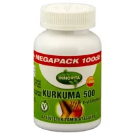 INNOVITA KURKUMA 500 + E-VITAMIN kapszula 100 db
