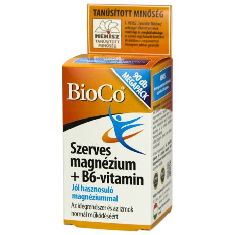 BIOCO SZERVES MAGNÉZIUM + B6 VITAMIN tabletta 90 db