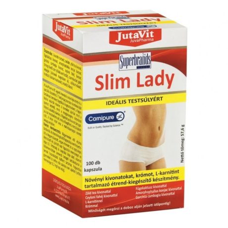 JUTAVIT SLIM LADY FAT BURNER zsírégető étrend-kiegészítő kapszula 100 db