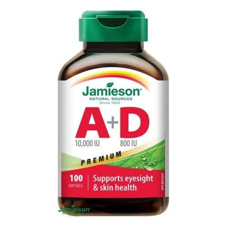 JAMIESON A+D3-VITAMIN FORTE kapszula 100 db