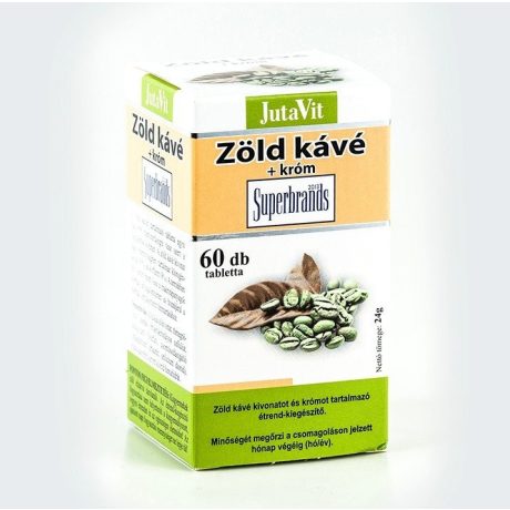 JUTAVIT ZÖLD KÁVÉ tabletta 60 DB