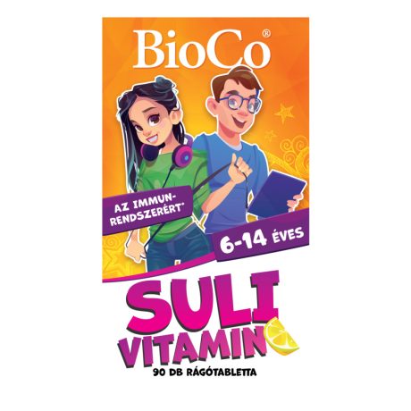 BIOCO SULI VITAMIN rágótabletta citrom ízű 90 db
