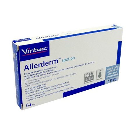 Allerderm spot on 6x2ml (10kg alatt)