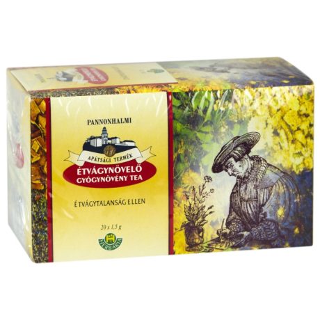 PANNONHALMI ÉTVÁGYNÖVELŐ gyógynövény tea 20 db