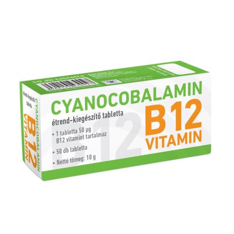 CYANOCOBALAMIN-B12 vitamin tabletta 50 db