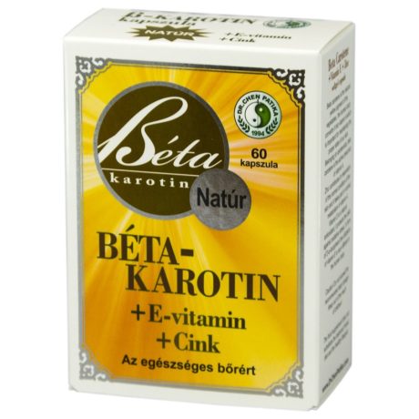 DR.CHEN BÉTA-KAROTIN + E-VITAMIN + CINK kapszula 60 DB