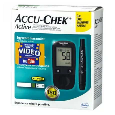 ACCUCHEK ACTIVE VÉRCUKORSZINTMÉRŐ 1 DB