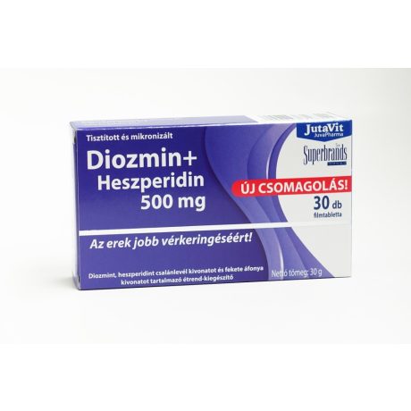 JUTAVIT DIOZMIN+HESZPERIDIN 500mg tabletta 30 DB