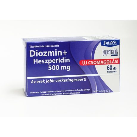 JUTAVIT DIOZMIN+HESZPERIDIN 500 mg tabletta 60 db