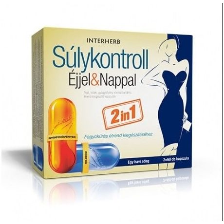 INTERHERB VITAL SÚLYKONTROLL ÉJJEL-NAPPAL kapszula 120 db